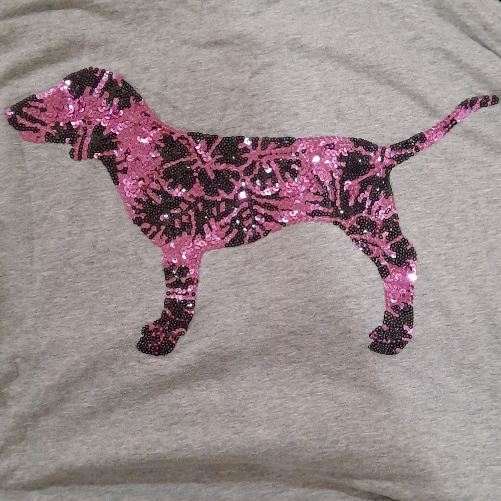 Pink Victoria's Secret Oversized T-Shirt XSmall